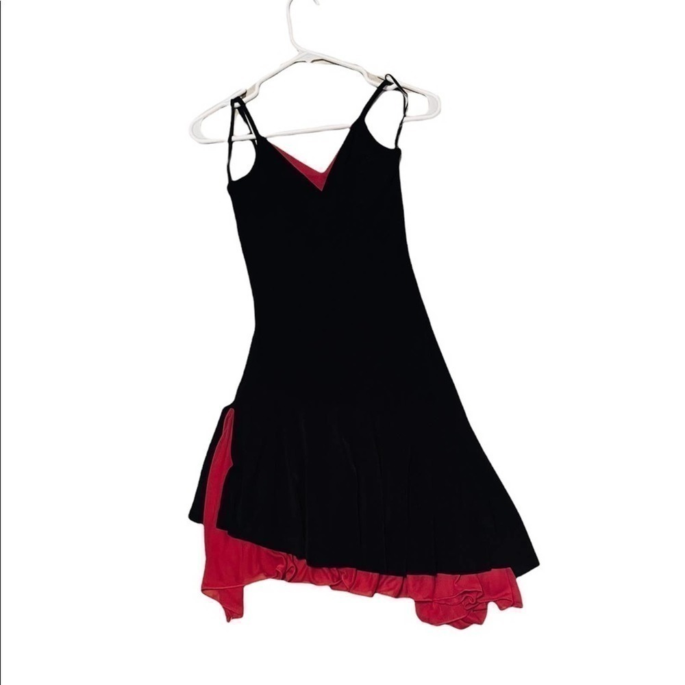 Spaghetti strap dinner dress